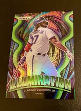 2022 Panini Green Prizm Illuminations Vladimir Guerrero Jr IL-7 106/125