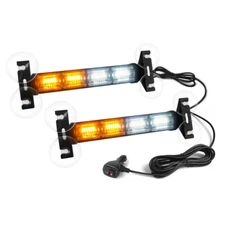 2 in1 Emergency Strobe Lights Interior Windshield Warning Safety 48/80LEDS