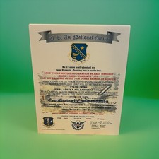 AIR NATIONAL GUARD - ALASKA ANG / 176TH WING~CERTIFICATE OF COMMENDATION