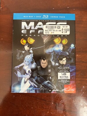 Brand New ANIME Mass Effect: Paragon Lost (Blu-Ray + DVD) w/Slipcover Must Look
