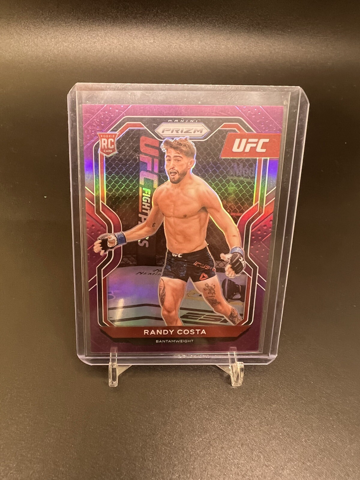 RANDY "THE ZOHAN" COSTA 2021 PANINI PRIZM UFC PURPLE RC /149 RANDY COSTA