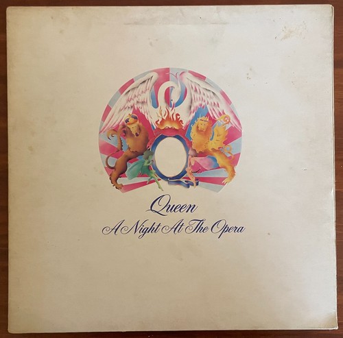 QUEEN - A Night At The Opera. 1st UK pressing. Embossed sleeve. 'Blairs' runout