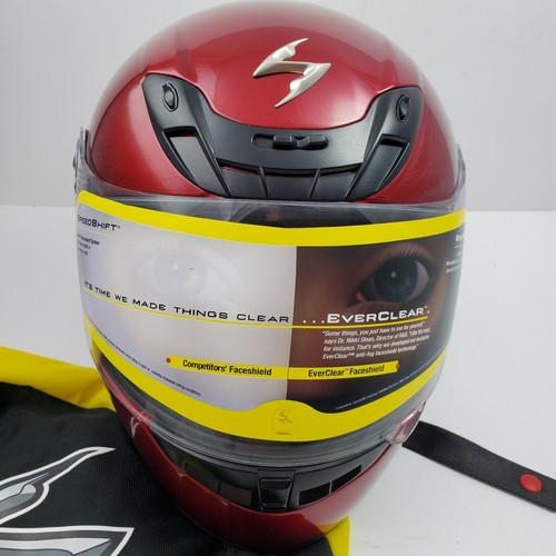 Scorpion EXO Full Face Motorcycle Helmet Size Small Street Racing New with Bag - Picture 2 of 10