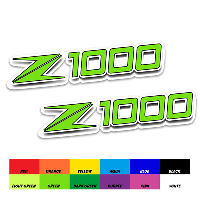 8cm GREEN Fairing Sticker Decal Letter Motorcycle For Kawasaki