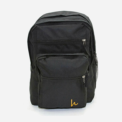 New School Backpack Lightweight Medium Size Black Book Bag  display picture 1