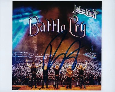 GFA Judas Priest Rock Star * ROB HALFORD * Photo Signée 8x10 Preuve R7 COA - Photo 1/4