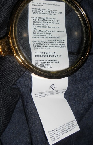 Hugo Boss Wendbares Baumwoll-Sweatshirt Jacke Farbe Marineblau, Größe L, unverbindliche Preisempfehlung des Herstellers 228 $ - Bild 7 von 9
