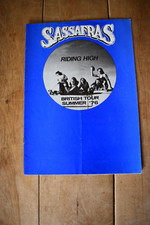 Sassafras - Riding High 1976 British Summer Tour Concert Programme