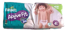BRAND NEW 2010 PAMPERS ACTIVE FIT 48 diapers No4 up to 20kgs/44lbs