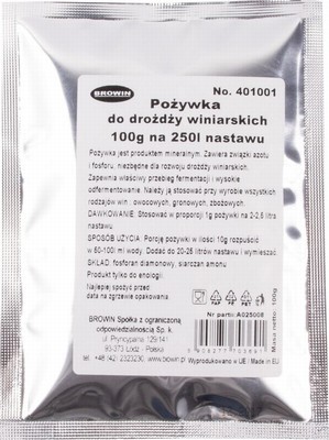 Hefenährsalz 100g auf 250Liter Wein selbermachen