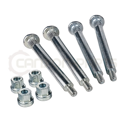 Pair Front Door Hinge Pin & Bushing Kit for 1994-2006 Jeep Wrangler 38447