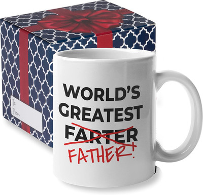 World's Greatest Farter Funny Fathers Day Coffee Mug | Best Farter Ever Coffee C