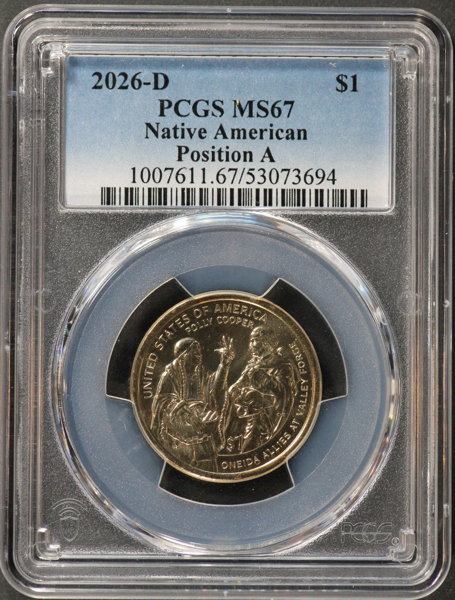 「pcgs社MS67 ランキング1」超レア　中華民国27年拾分 （10セント） MS 67 Graded Native American Dollars (2000-Now) for sale | eBay