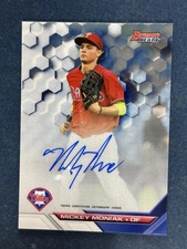 2016 Bowman's Best of 2016 Mickey Moniak Autograph Phillies RC