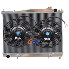 Aluminum Radiatorfan For 1997-2001 Nissan Navara Pickup D22 2.5l 3.0l Diesel