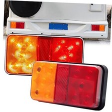 LED Truck Tail Light, Trailer 12v Rear Lights, RV Tail Lights, 10 LEDs Brake