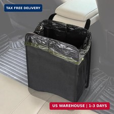3 Gallons Open-Top Car Trash Can, Large Capacity Hanging Leakproof Car Trash Bag