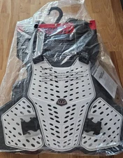 Troy Lee Designs Rockfight White Chest/Back Protector M/L