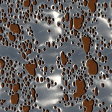 Melting Aluminum - 18"x48" Hydrographic Film Hydro Dipping Dip Water Transfer