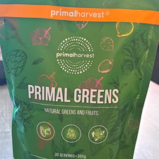 primalharvest Primal Greens Superfood Grünes Essen Pulver 300 g