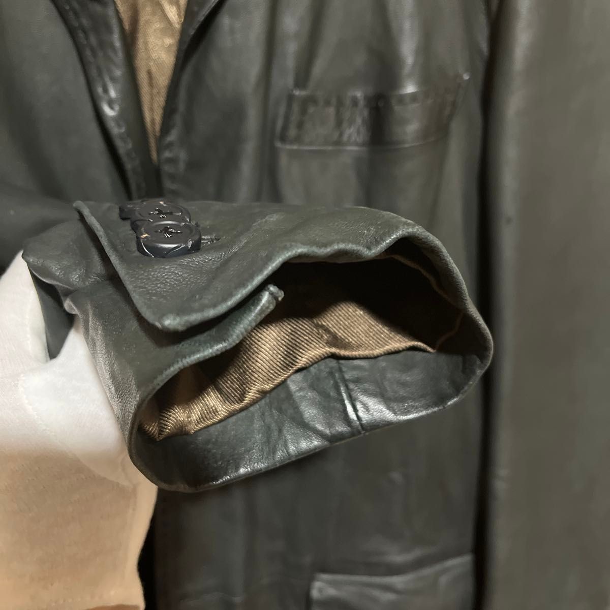 UNIVERSAL LANGUAGE leather jacket tailored jacket… - image 13