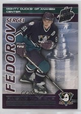 2003-04 Pacific Quest for the Cup Raising the Cup Sergei Fedorov #1 HOF n1u