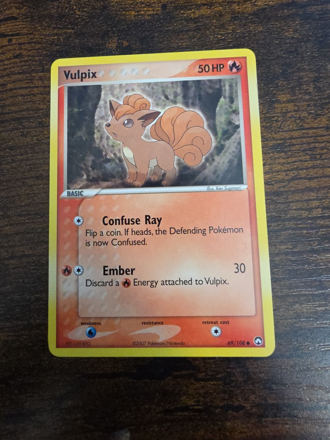Vulpix 69/108 - EX Power Keepers - Pokemon Card #PKA1