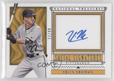 2019 Panini National Treasures Social Signatures 22/99 Kevin Newman Auto 2a9