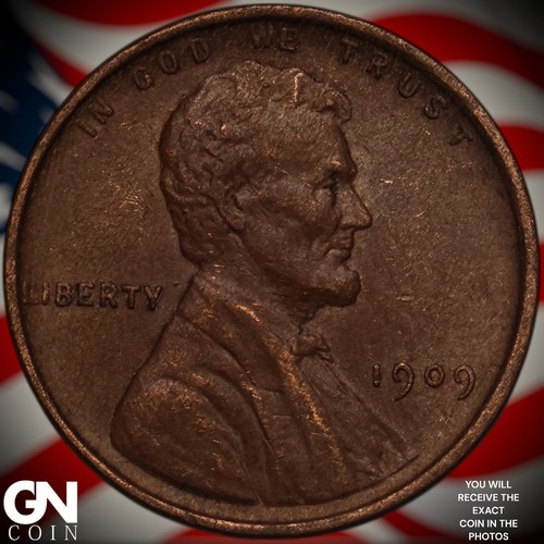1909 P Lincoln Cent Wheat Penny Z9679