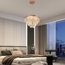 35cm Crystal Pendant Light Ceiling Light LED Chandelier Dinning Room Kitchen 40W