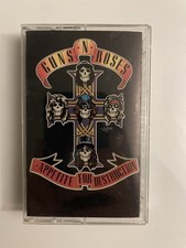 Appetite for Destruction PA by Guns N' Roses Cassette, Oct-1990, Geffen 
