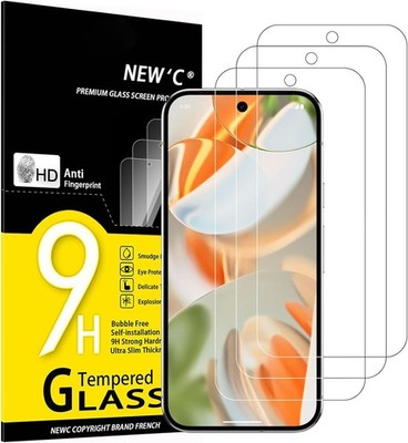 3PCS Screen Protector for Google Pixel 10/10 Pro & Pixel 9/9 Pro Tempered Glass