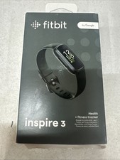 Fitbit Inspire 3 Heart Rate Monitor Health Fitness Tracker Midnight Zen Band