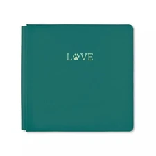 Creative Memories True 12x12 Hunter Green Ruffin It Dog Album w/o Pages & Prots