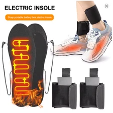Electric Foot Warmers Battery Heated Insoles Washable Thermal Skiing Insoles