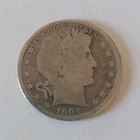 1904 Barber Half Dollar Silver 50C Business Strike Circulated US Coin