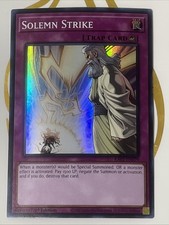 YuGiOh! - Solemn Strike RA02-EN079 Super Rare 1st Edition Near Mint
