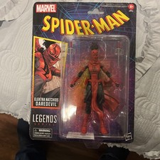 Marvel Legends Retro 6  Figure Spider-Man Wave 3 - Elektra Natchios Daredevil