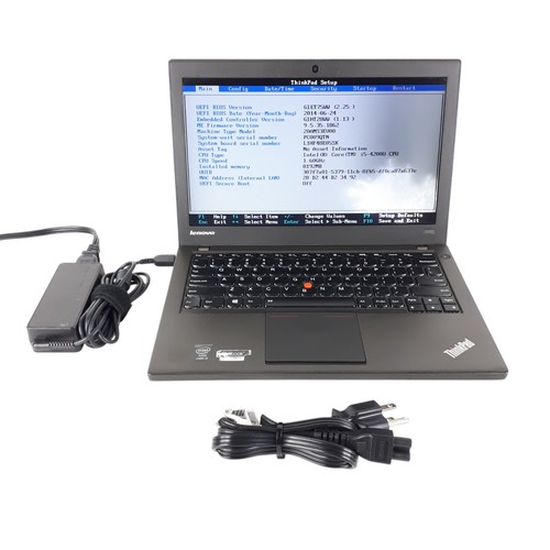 Lenovo ThinkPad X240 12.5" Ultrabook i5-4200U 8GB RAM 128GB SSD Boots/Bios No OS