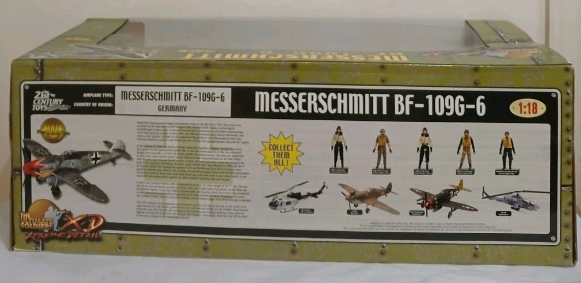 21センチュリートイズ　1/18  MESSERSCHMITT BF-109G6 Messerschmitt Bf-109G-6 1/18 Scale – J-BarHobbies