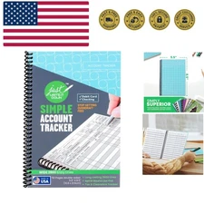 s  Check Book Register & Debit Card Ledger Notebook - Checking Account Regist...