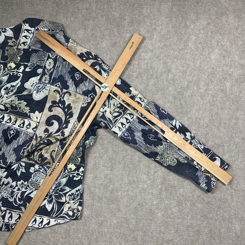Robert Graham Camicia Gallow Uomo 4XL Multicolore Bottoni Manica Lunga - Foto 12 di 13