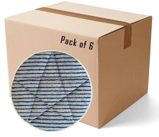 Microfiber Scrubber Carpet Bonnets | 6 Pack