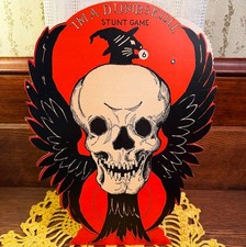Antique Halloween Im A Dumbskull Stunt Game Diecut Decoration Beistle 1930-1931