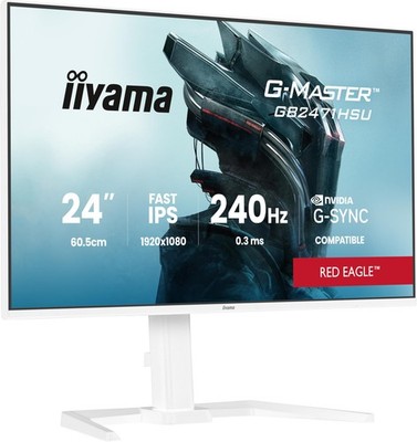 iiyama G-Master Red Eagle GB2471HSU-W1 61cm 23,8'' Fast IPS LED Gaming Monitor