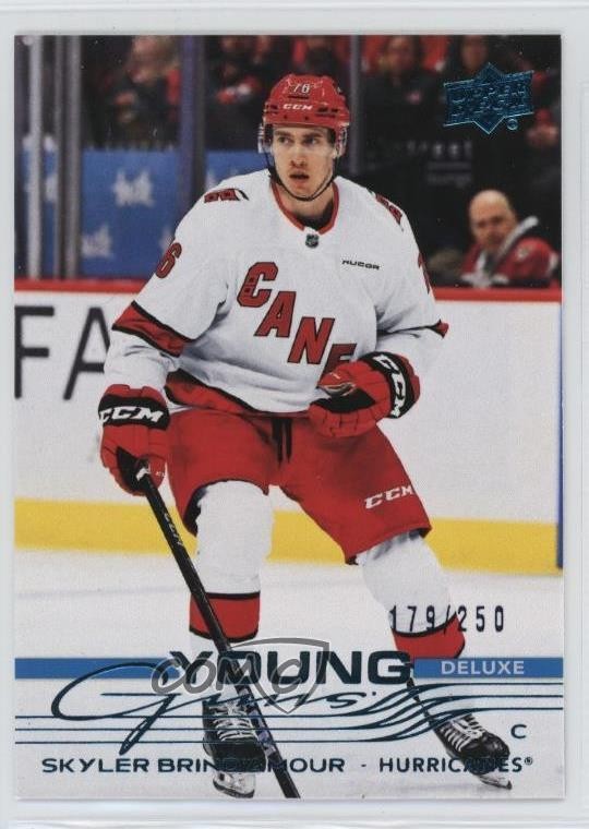 2025 Upper Deck Series 1 Young Guns Deluxe 179/250 Skyler Brind'Amour #247 16se