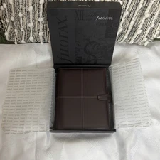 Filofax Classic Cross A5 Organiser Personal Planner Chocolate Italian Leather