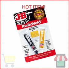 J-B Weld 8276 KwikWeld Quick Setting Steel Reinforced Epoxy - Dark Grey 2 oz