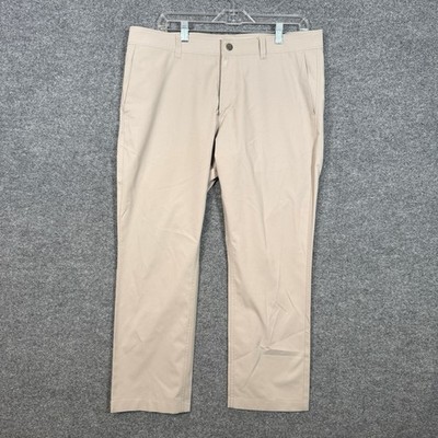 Bogner Golf Pants Men 36x27 Beige Technical Performance Stretch Trousers Luxury