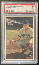 1953 Bowman Color #7 Harry Chiti PSA 5 EX